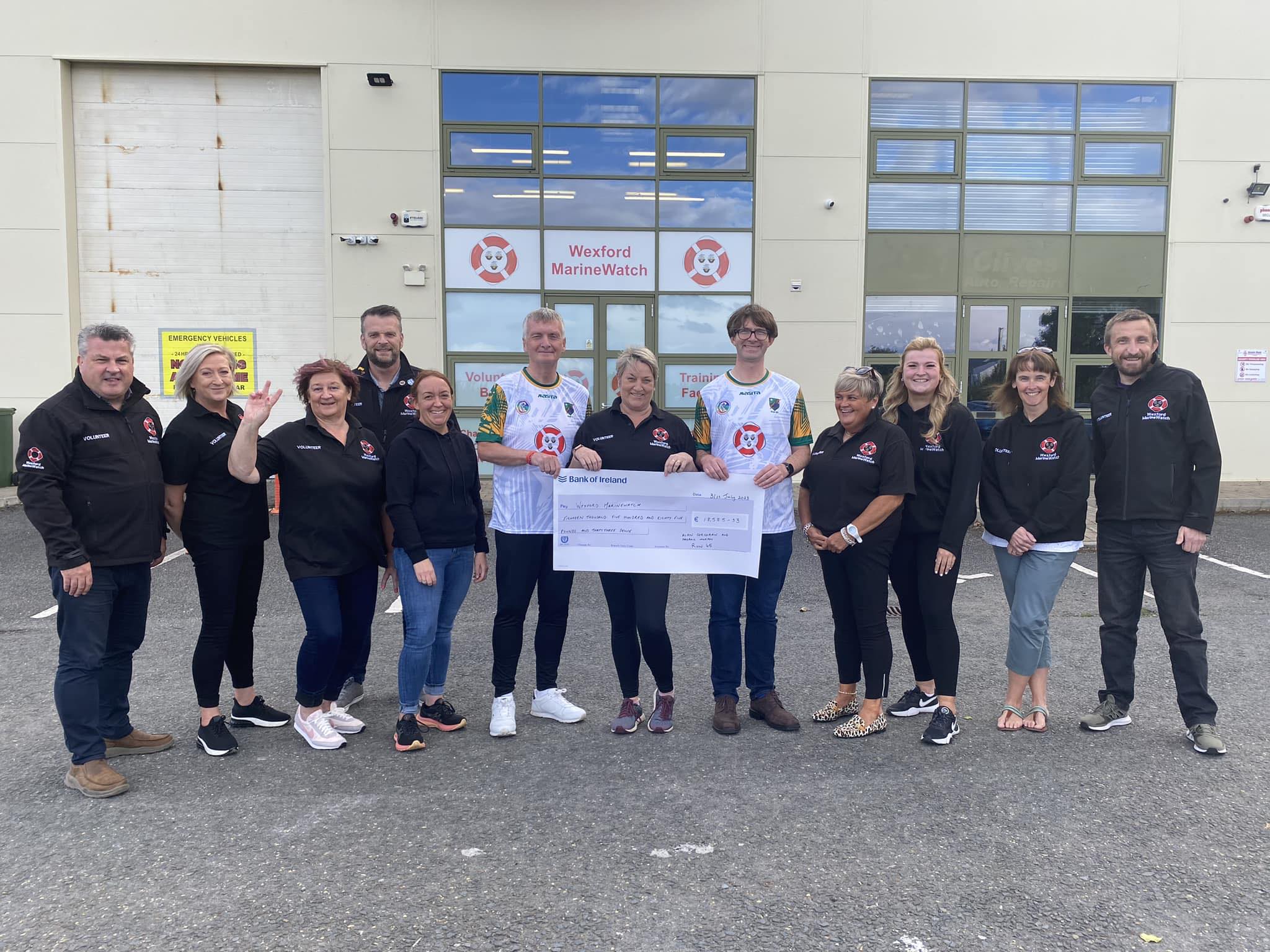 Wexford Marine Watch receives donation from RUN65