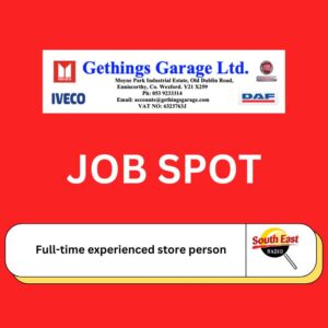 experienced store person