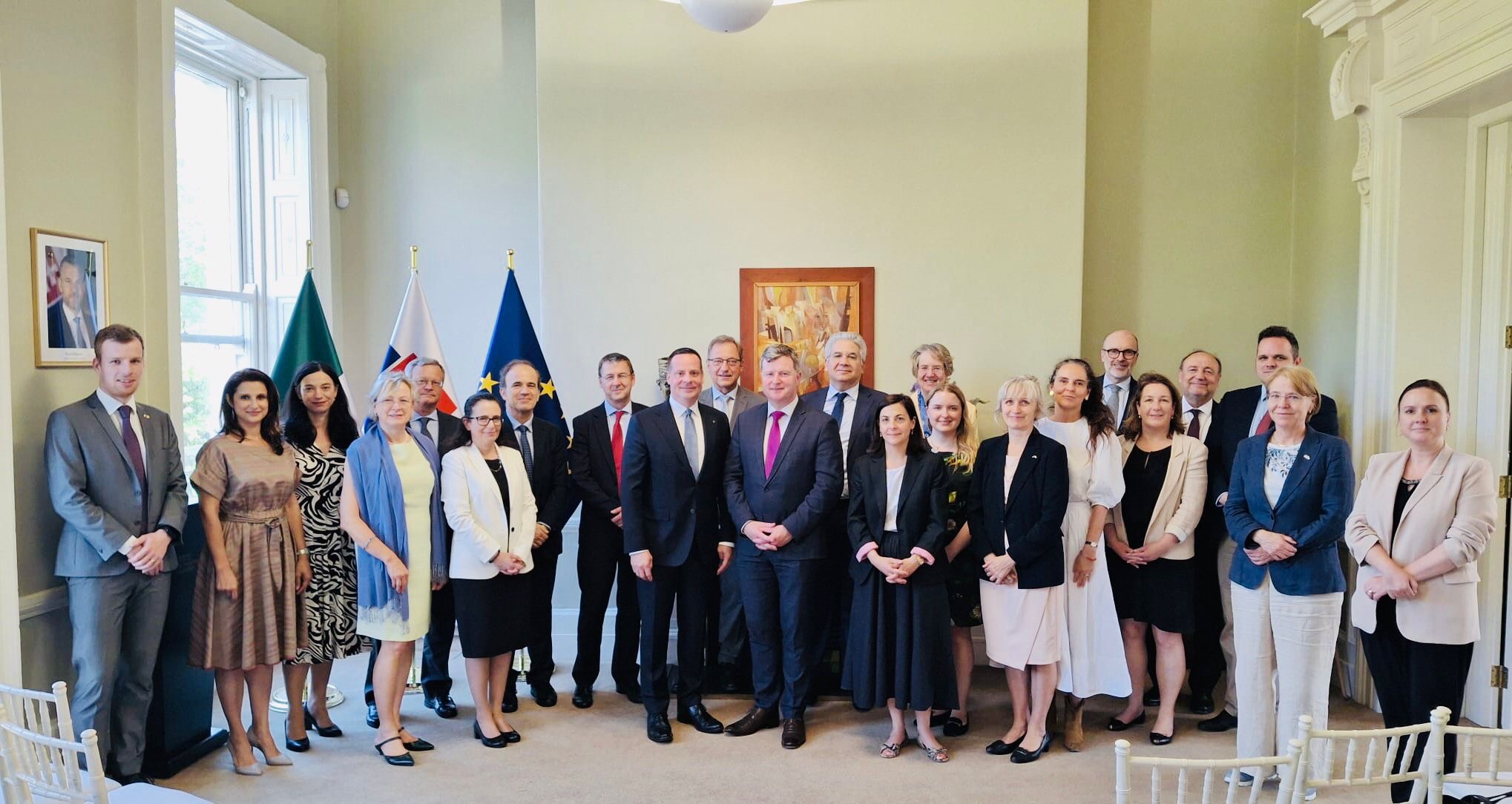 Deputy Malcolm Byrne Addresses EU Ambassadors on Artificial Intelligence